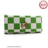 michael kors flat checkerboard groot groen portefeuilles Echte Tassen s7cha658